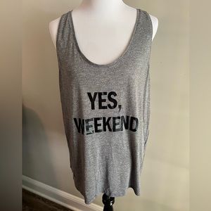Lane Bryant “Yes, Weekend” Tank